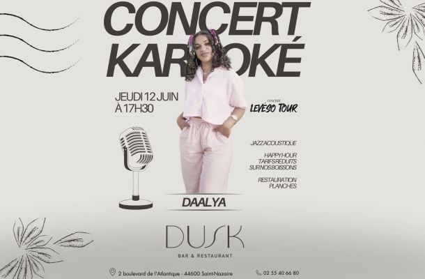 Concert karaoké chez Dusk Saint-Nazaire