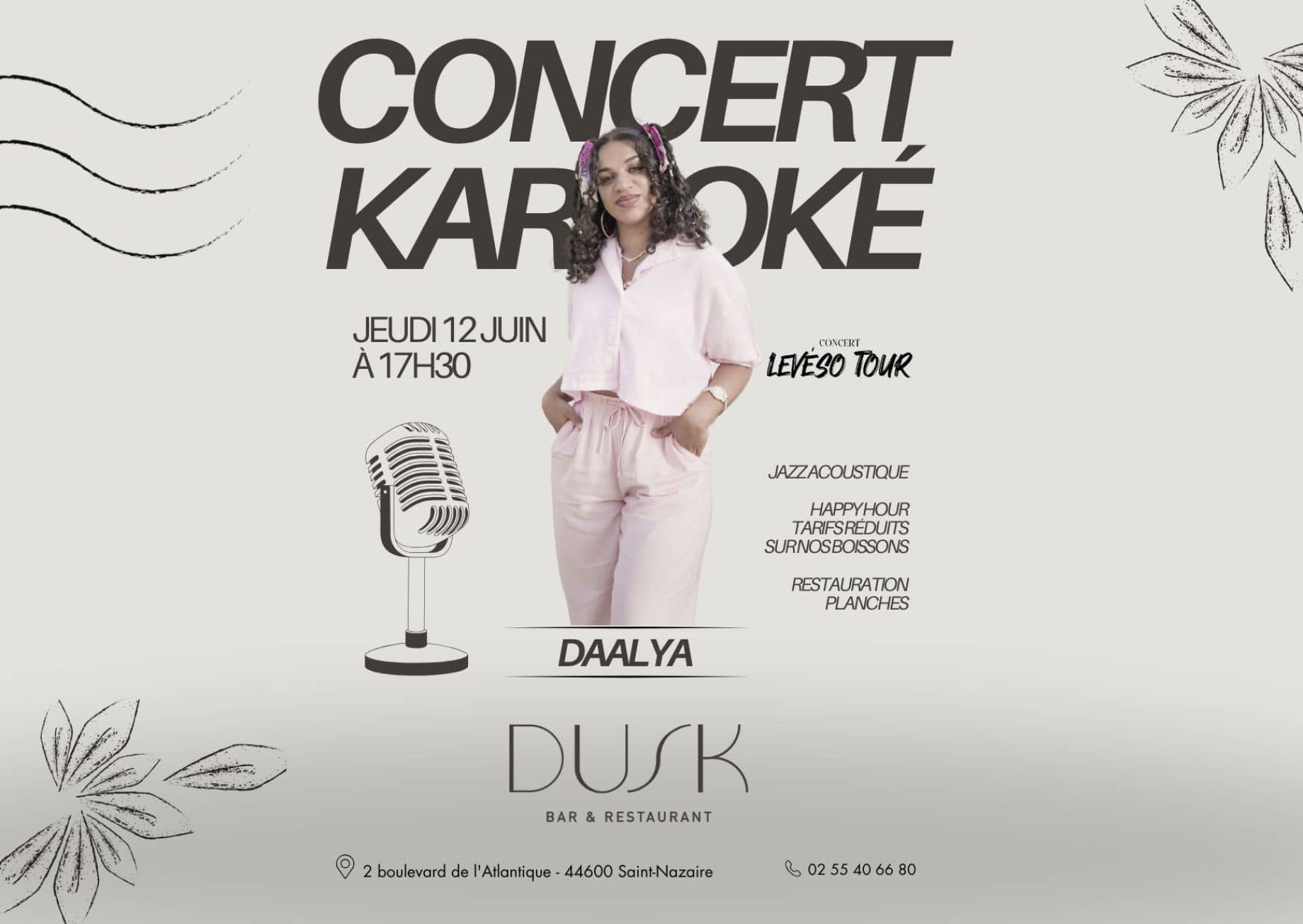 Concert karaoké chez Dusk Saint-Nazaire