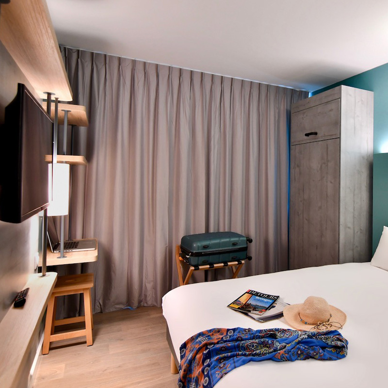 produits disponibles dans la chambre de l'hotel