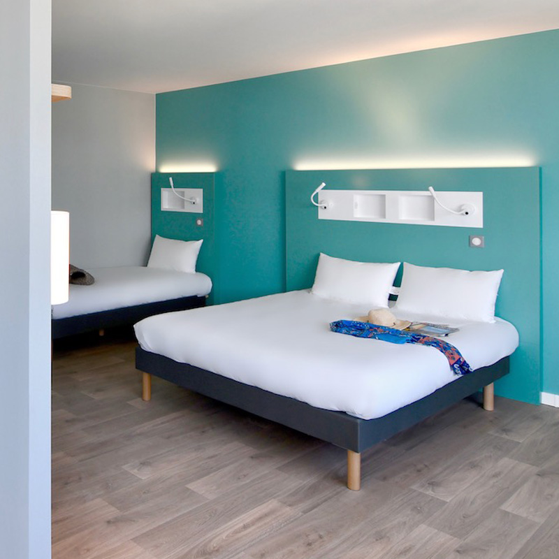 produits disponibles dans la chambre de l'hotel