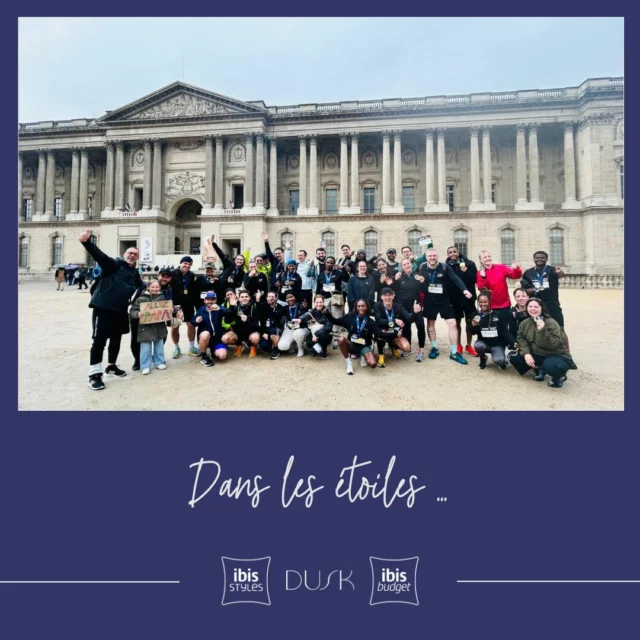 🏃‍♂️✨ **Retour sur les 10km des Étoiles !** 🌟 

Hier, notre hôtel a eu le plaisir de participer aux **10km des Étoiles**, une course dédiée aux hôteliers qui a rassemblé des collaborateurs motivés et passionnés pour un moment d’échange sportif et convivial ! 🎉 

👏 **Bravo à toutes et à tous** pour votre énergie, votre esprit d’équipe et votre enthousiasme. Ce fut une belle opportunité pour chacun de se dépasser tout en renforçant la **cohésion de nos équipes**. 💪 

Nous sommes fiers d’avoir partagé cette aventure avec d’autres professionnels du secteur, dans une ambiance sportive et bienveillante. 

Un grand merci à tous les participants et organisateurs pour cet événement mémorable. À l’année prochaine pour de nouveaux défis ensemble ! 🌟 

#10kmDesÉtoiles #EspritDÉquipe #SportEtConvivialité #Bravo #Cohésion
https://www.dusk-saint-nazaire.com/
#dusk #hotel #saintnazaire #ibisbudget #ibisstyles