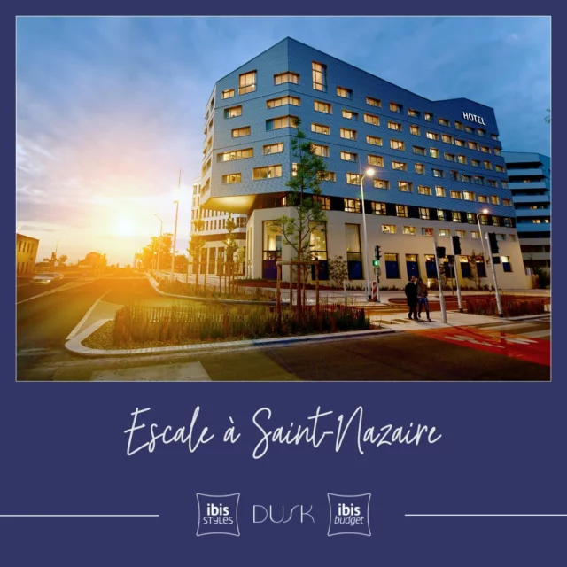 🌊 **Séjournez à Saint-Nazaire avec Ibis Styles & Budget** 🏨 

Envie d’une escapade entre terre et mer ? Posez vos valises aux **hôtels Ibis Styles & Budget Saint-Nazaire Centre Gare** et profitez d’un séjour confortable au cœur d’une ville dynamique et pleine de surprises ! 

🚢 **Partez à la découverte de Saint-Nazaire** : de ses chantiers navals impressionnants à l’emblématique sous-marin Espadon, en passant par les plages et la côte sauvage. 

🌆 **Profitez d’un emplacement idéal** : à deux pas de la gare et du centre-ville, nos hôtels vous offrent un accès rapide aux sites incontournables et aux restaurants locaux. 

🛏 **Des chambres tout confort** : que vous optiez pour l’univers design d’Ibis Styles ou la praticité d’Ibis Budget, vous trouverez un cadre cosy et reposant après une journée d’exploration. 

🍽 **Un bon petit-déjeuner pour bien commencer la journée** : un buffet varié vous attend chaque matin pour faire le plein d’énergie avant de partir à l’aventure. 

Que ce soit pour un week-end détente, une escale professionnelle ou une pause iodée sur la côte Atlantique, **Ibis Styles & Budget Saint-Nazaire Centre Gare** vous réservent un accueil chaleureux et une expérience unique. 

📍 **Réservez dès maintenant et laissez-vous séduire par Saint-Nazaire !** 

#SaintNazaire #IbisStyles #IbisBudget #Voyage #BordDeMer #SéjourIdéal
